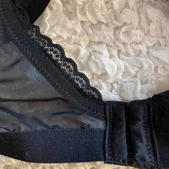 Aerie Black with Mini Lace Trim Bra - Picture 8 of 11